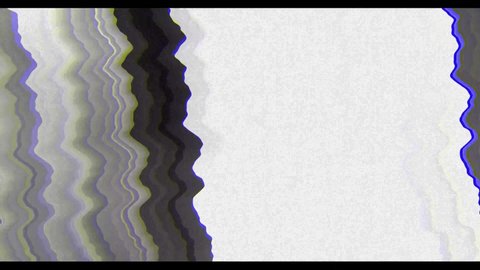 A black screen changing in to grey with glitchy distorting vertical waves transition effect from the Corruption collection - Glitch Distortion Video Element.