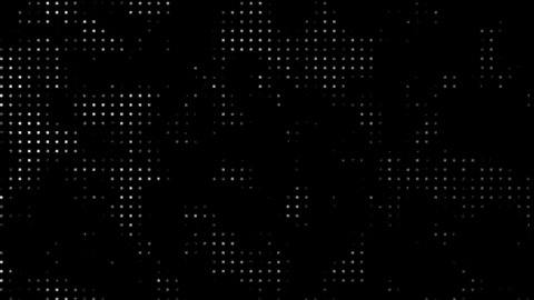 Seamless - Halftone dots motion background, Dot cartoonist background, Halftone comic dot animation. Wave pattern. Retro and Vintage Pattern animation