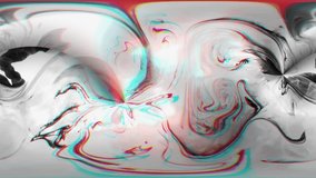 Abstract fluid in motion. Hypnotic patterns. Chromatic aberration