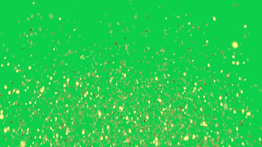 Gold confetti falling 3d animation 4K 30fps | Shutterstock HD Video #1059950156