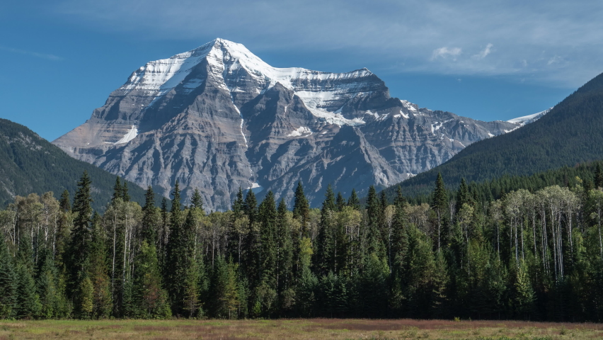 Mt Robson British Columbia Time Lapse 4k