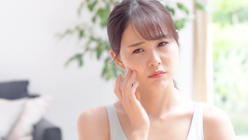 Beauty concept of an asian woman.