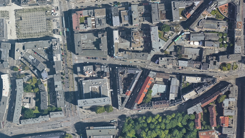 4K Earth Frankfurt Zoom out to space. | Shutterstock HD Video #1060004738