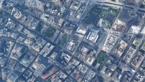 Earth Zoom out from New York to see the Earth from space Texture map courtesy of NASA. - Powered by Shutterstock - Get 15% off with code: PIKWIZARD15