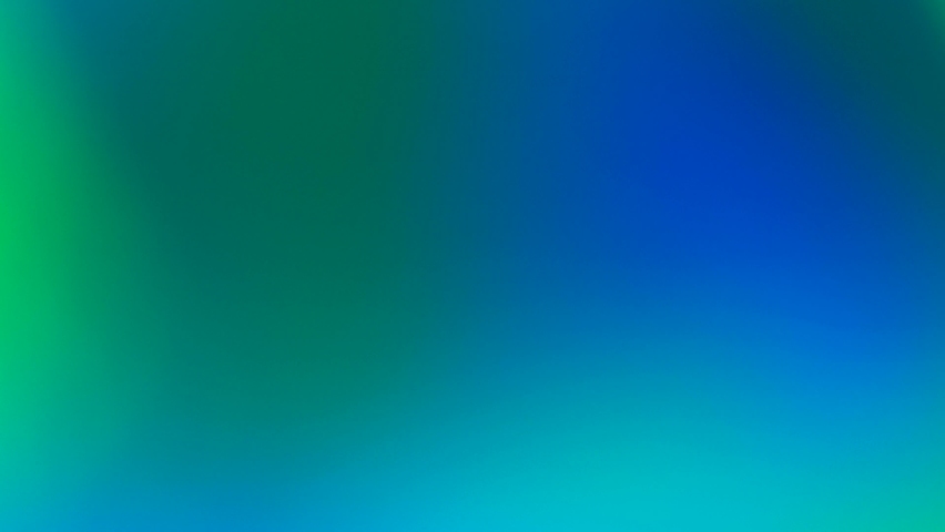 Tidewater green and blue spectrum illusion light show. Color gradient animation. Moving soft blurred background. The colors vary with position, producing smooth color transitions Royalty-Free Stock Footage #1060037099