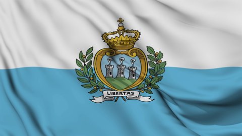 National flag of the Serenissima Republic of San Marino