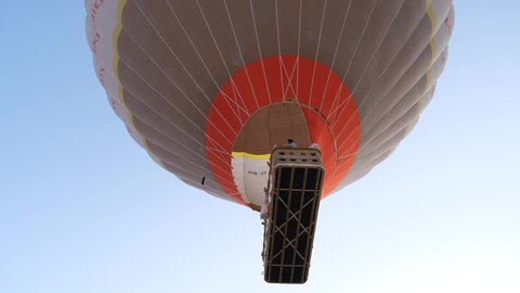 Amazing visual show, view, experience. Flight hot air balloons in Cappadocia 4K