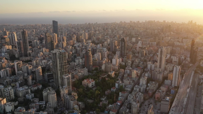 Aerial 4k Footage for Beirut City Royalty-Free Stock Footage #1060062287