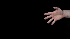 Male handshake. Gestures. Man's hands. Greetings and farewell. High quality FullHD footage - Powered by Shutterstock - Get 15% off with code: PIKWIZARD15