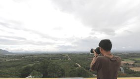 Photographers scenery at Wat Tham Phrathat Khao Prang, video HD