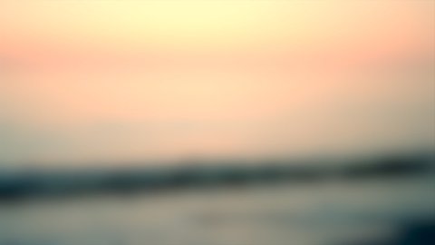 Blurred background. sea calm, small waves and the horizon line