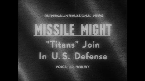 CIRCA 1962 - USAF Titan missiles are housed in underground silos at Lowry Air Force Base outside Denver, Colorado.