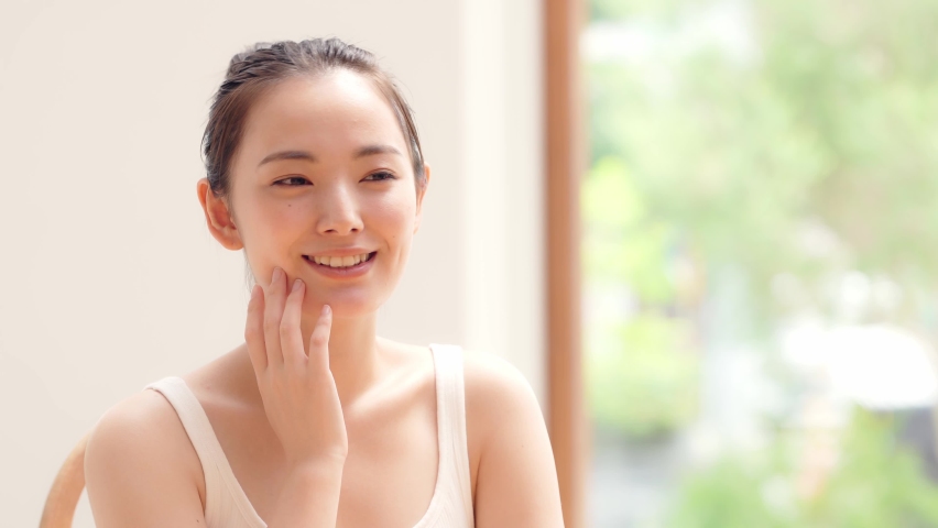 Beauty concept of young asian woman. | Shutterstock HD Video #1060129400