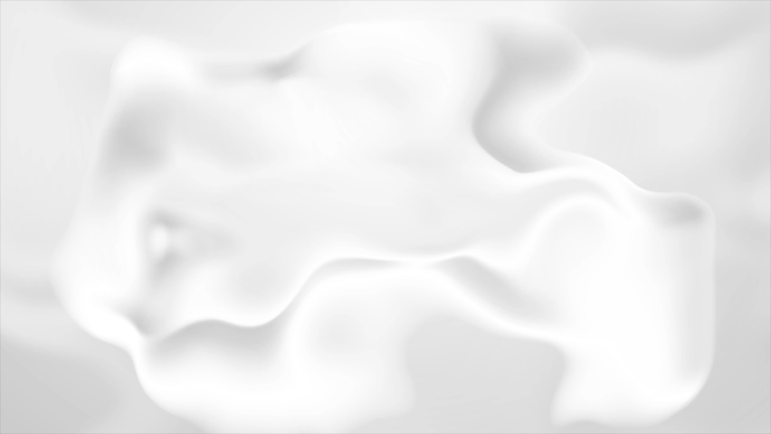 Abstract grey white liquid wavy shape futuristic background. Fluid blurred wave motion design.  Video animation Ultra HD 4K 3840x2160 | Shutterstock HD Video #1060140680