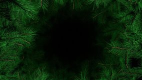 Christmas tree background. Christmas branches. New Year fir tree with decorations and illumination. Xmas tree decorations background. New Year and Christmas 2026, 2025. Loop animation 4K - Powered by Shutterstock - Get 15% off with code: PIKWIZARD15