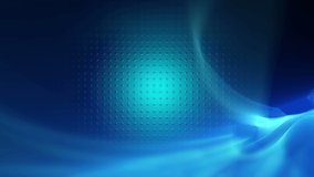 Light floating beams on blurred stars abstract background, 4K UHD video loop animation