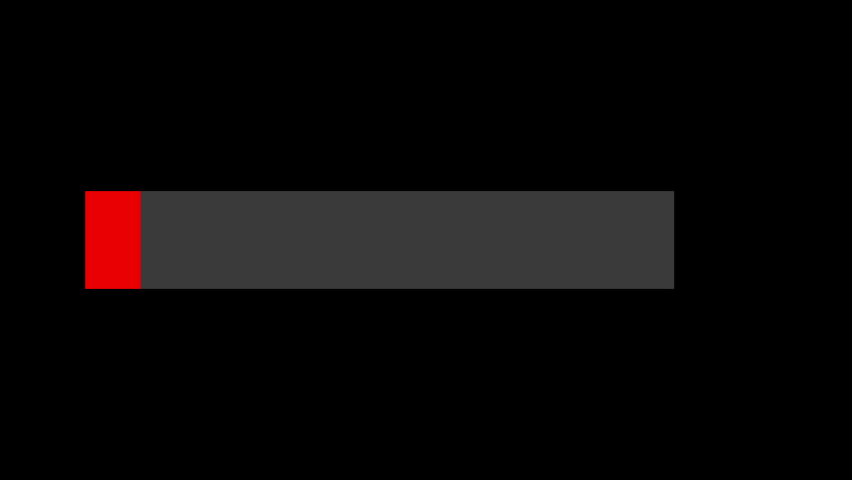 Dark colored single lined lower third with rotating animation from the Creator Collection - Lower Third Video Element