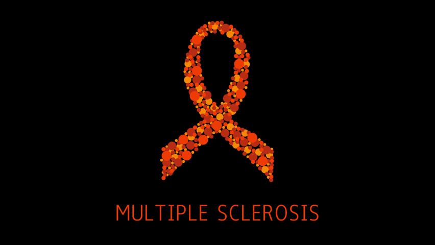 Multiple Sclerosis Awareness Animation of Stock Footage Video (100%