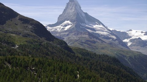 Timelapse Matterhorn in Zermatt, Switzerland, Europe