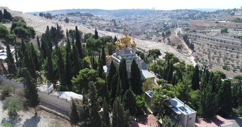 Church of Mary Magdalene

Jerusalem aerial view