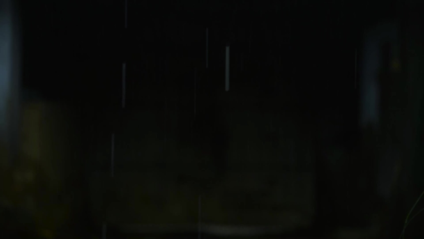 Rain in black background . | Shutterstock HD Video #1060271486