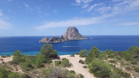 Es Vedra Island from Ibiza, Balearic Islands