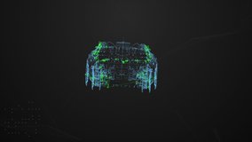 Car scanning process. Wireframe style animation.  - Powered by Shutterstock - Get 15% off with code: PIKWIZARD15