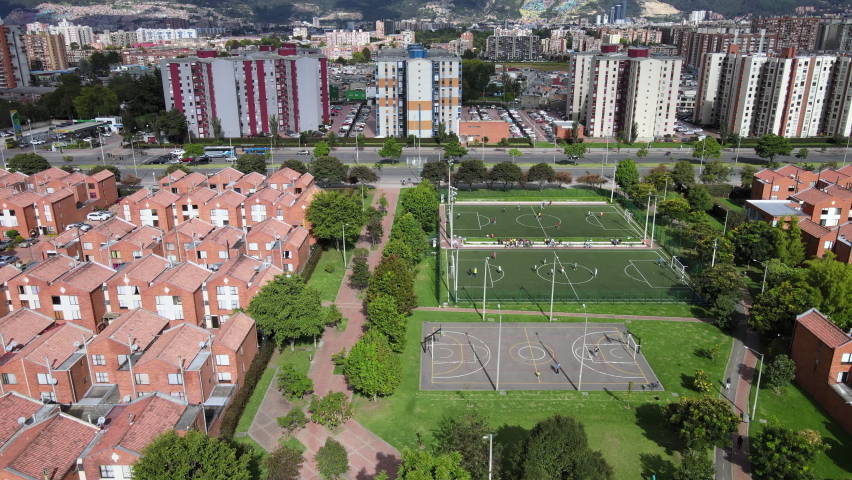 Soccer fields in Bogota colombia