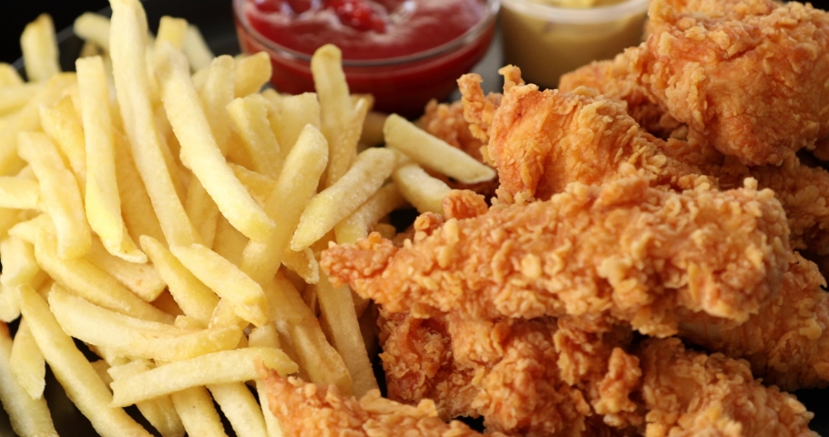 399 Chicken strips and fries Stock Video Footage - 4K and HD Video ...