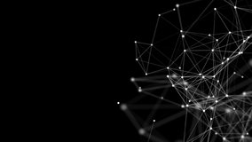 Abstract polygonal loop background with connected lines and dots. Minimalistic geometric pattern. Molecule structure and communication. Graphic plexus background. Science, medicine, technology concept - Powered by Shutterstock - Get 15% off with code: PIKWIZARD15