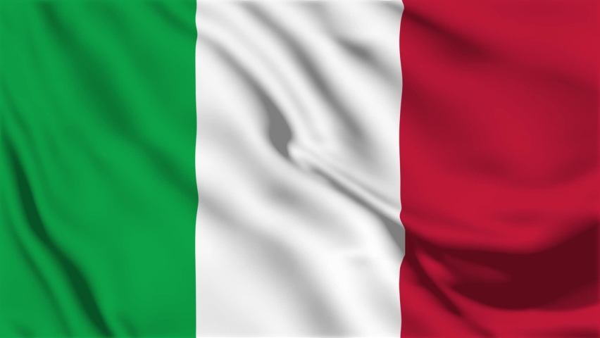 A beautiful view of Italy flag video. 3d flag waving video. Italy flag HD resolution.  Royalty-Free Stock Footage #1060440808
