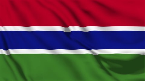 A beautiful view of Gambia flag video. 3d flag waving video. Gambia flag HD resolution. Gambia flag Closeup Full HD video.	
