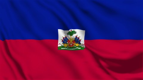 A beautiful view of Haiti flag video. 3d flag waving video. Haiti flag HD resolution. 
