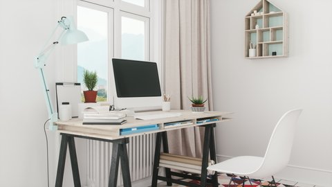 Interior Of Modern Home Office
