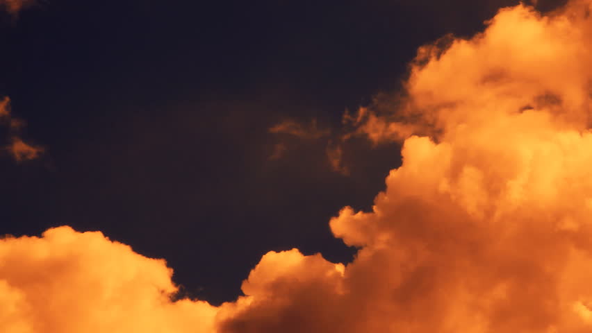 Time lapse sunset sky