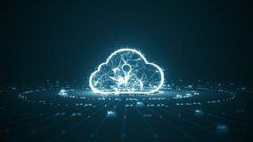 Cloud computing and Big data concept. Network connectivity of digital data and futuristic information. Abstract hi-speed internet of things IOT  big data cloud computing.  - Powered by Shutterstock - Get 15% off with code: PIKWIZARD15