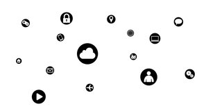 Technology Icon Network Symbol Digital devices on Internet background - Powered by Shutterstock - Get 15% off with code: PIKWIZARD15