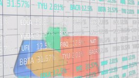Animation of medical statistics recording with numbers over doctor holding syringe with needle injecting lemon. Global coronavirus Covid 19 pandemic concept digitally generated image. - Powered by Shutterstock - Get 15% off with code: PIKWIZARD15