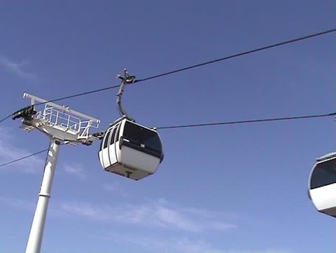Cable car working