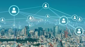 People network concept. Group of person. Teamwork. Human resources. - Powered by Shutterstock - Get 15% off with code: PIKWIZARD15