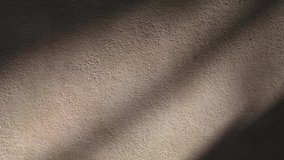Sunlight shadow drop on old concrete cement wall or dirty grunge & rough floor of industrial construction building with silhouette black shade in tropical summer sun ray, Cinemagraphs B-roll TimeLapse - Powered by Shutterstock - Get 15% off with code: PIKWIZARD15