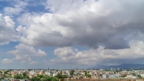 Time lapse video of clouds in Nicosia