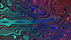 Curved multi-colored lines change in waves, turning into a vortex - Powered by Shutterstock - Get 15% off with code: PIKWIZARD15