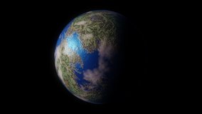 Animated Spinning Earth In Space Free Motion Graphics Backgrounds Download Clips Space