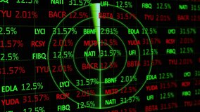 Animation of financial data, statistics recording and green scanner floating on black background. Global finances business concept digitally generated image - Powered by Shutterstock - Get 15% off with code: PIKWIZARD15