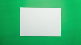 Stop motion animation paper wrinkles making a paper ball - Powered by Shutterstock - Get 15% off with code: PIKWIZARD15