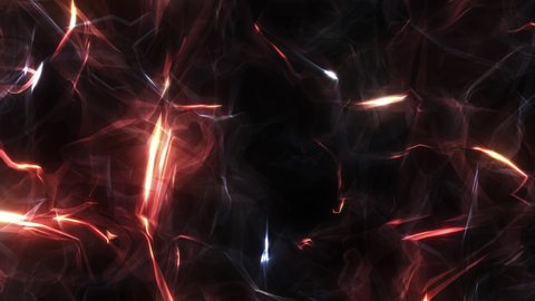 Abstract Energy Background Seamless Loop. Colorful Alien Energy Fractal Stockvideo
