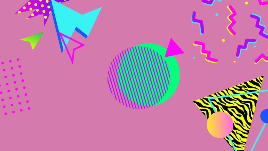 Video Creative Background with Geometric」の動画素材（ロイヤリティ 