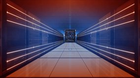 Digital server room data center. Technology base abstract. Computer networks. Digital storage and cloud. network connections. Virtual reality. Internet background 4K - Powered by Shutterstock - Get 15% off with code: PIKWIZARD15