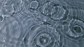 Top view of drop falls into water on white background in slow motion
 - Powered by Shutterstock - Get 15% off with code: PIKWIZARD15